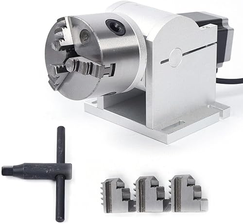 روتاری دستگاه فایبر مارکینگ قطر 80mm